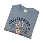 Caffeinated & Cursed To Read T-Shirt