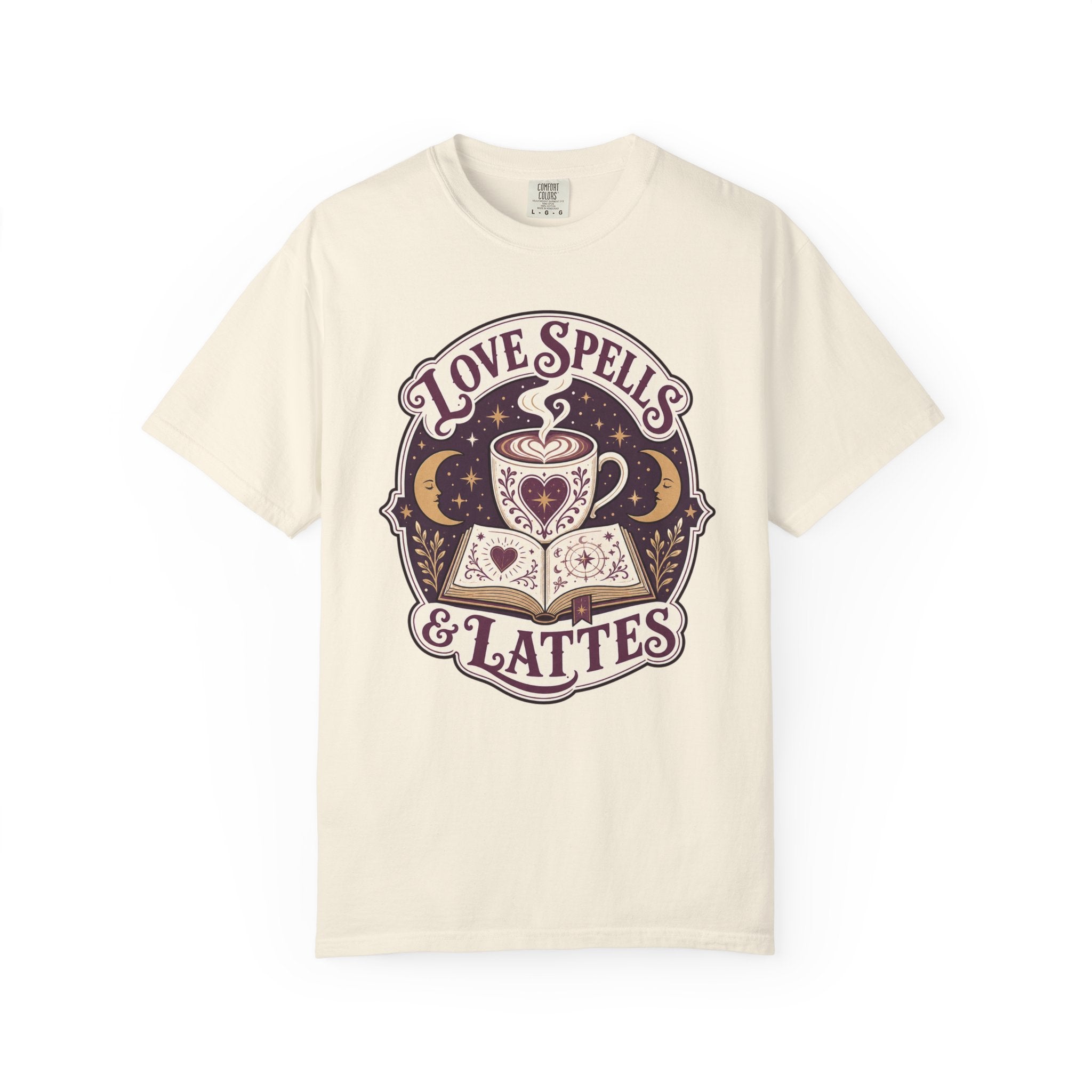 Love Spells & Lattes Crest T-Shirt