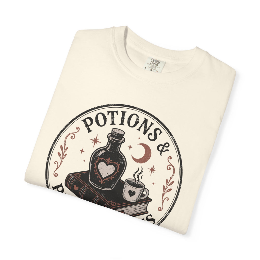Potions & Plot Twists  Circle Badge T-Shirt