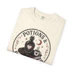 Potions & Plot Twists  Circle Badge T-Shirt