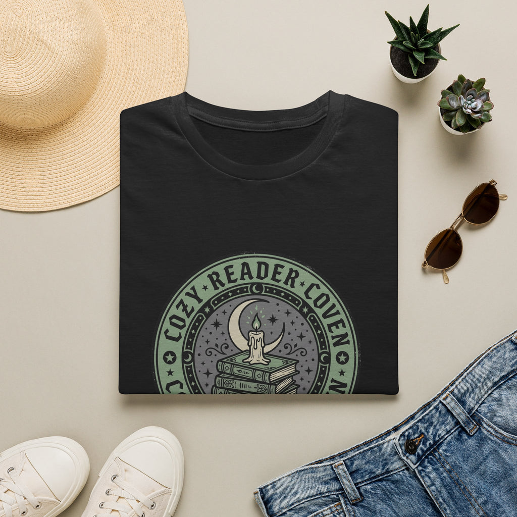 Cozy Reader Coven Circle Badge T-Shirt