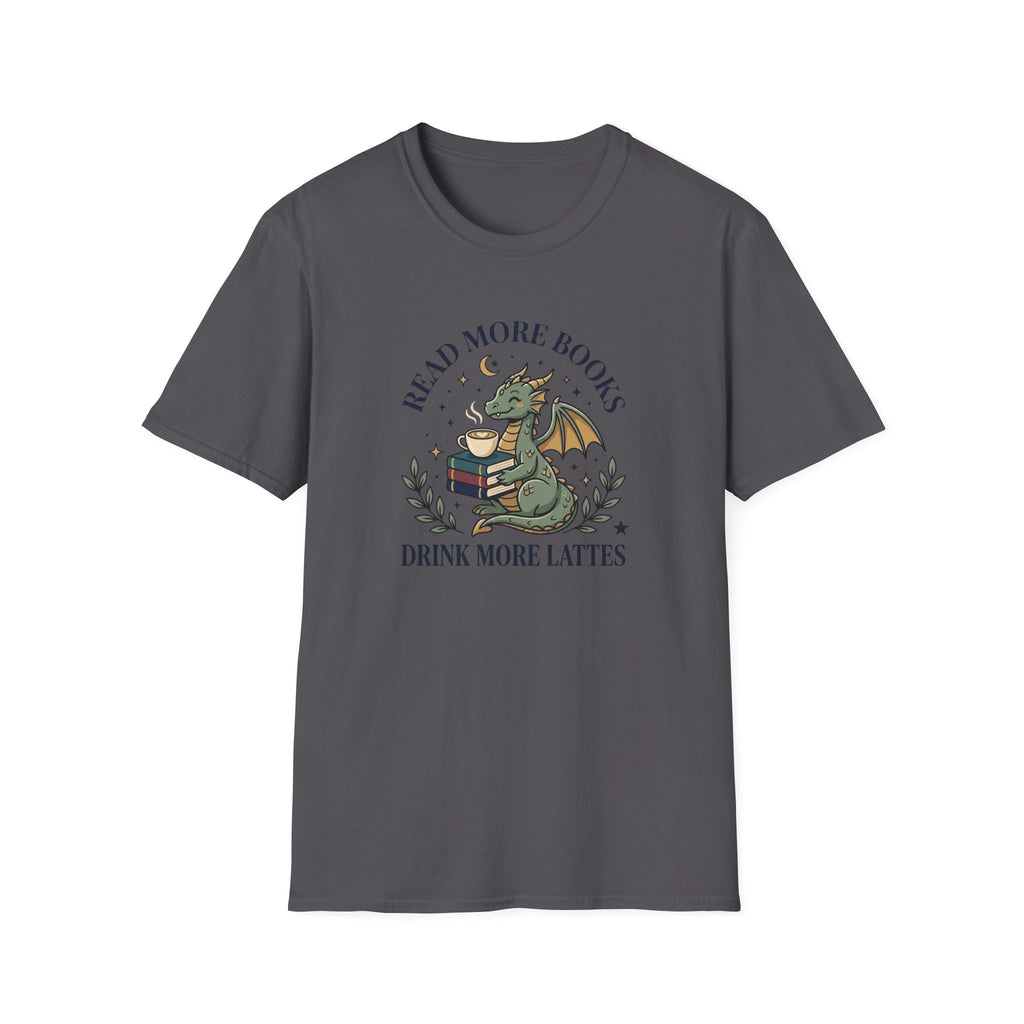 Read More Books Drink More Lattes T-Shirt