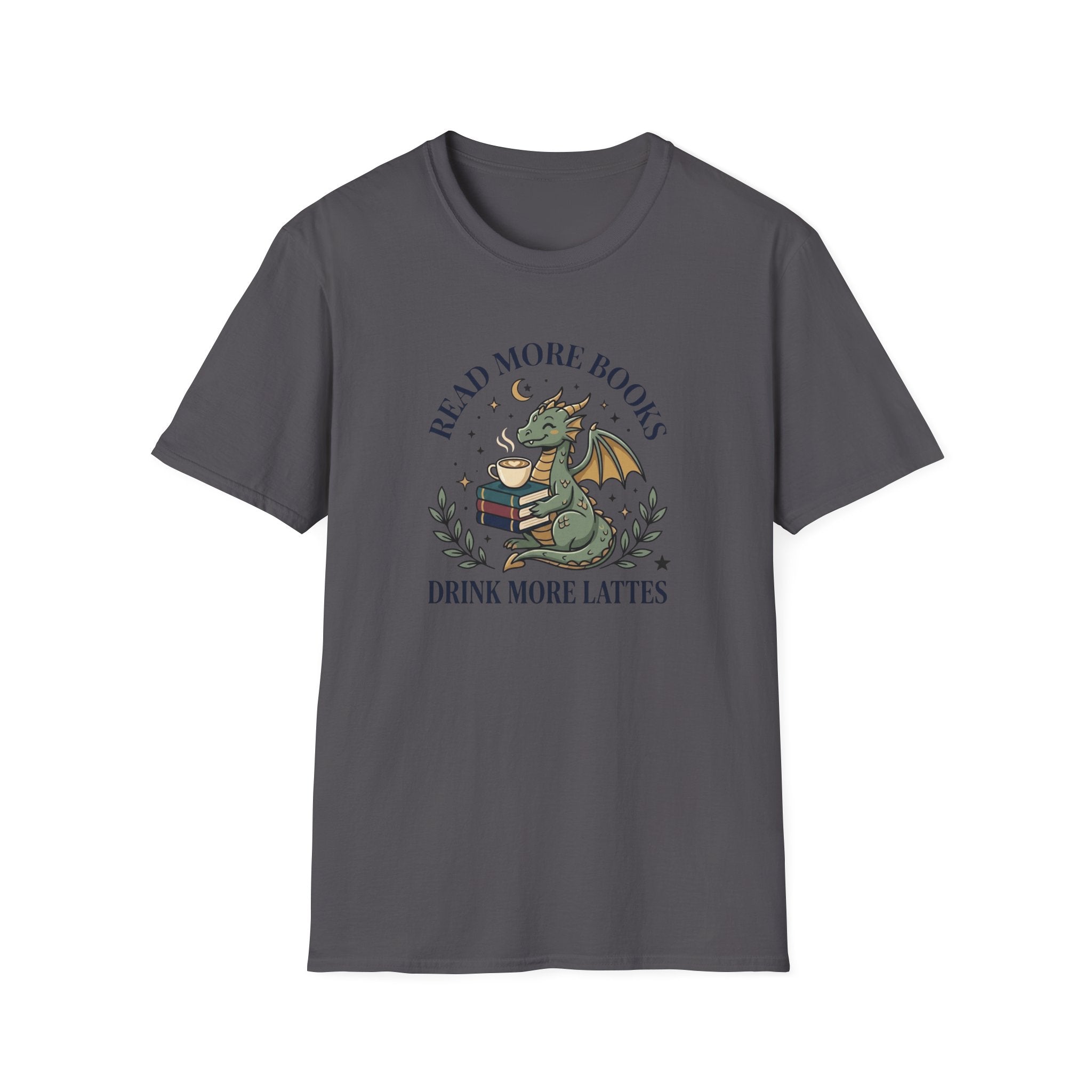 Read More Books Drink More Lattes T-Shirt