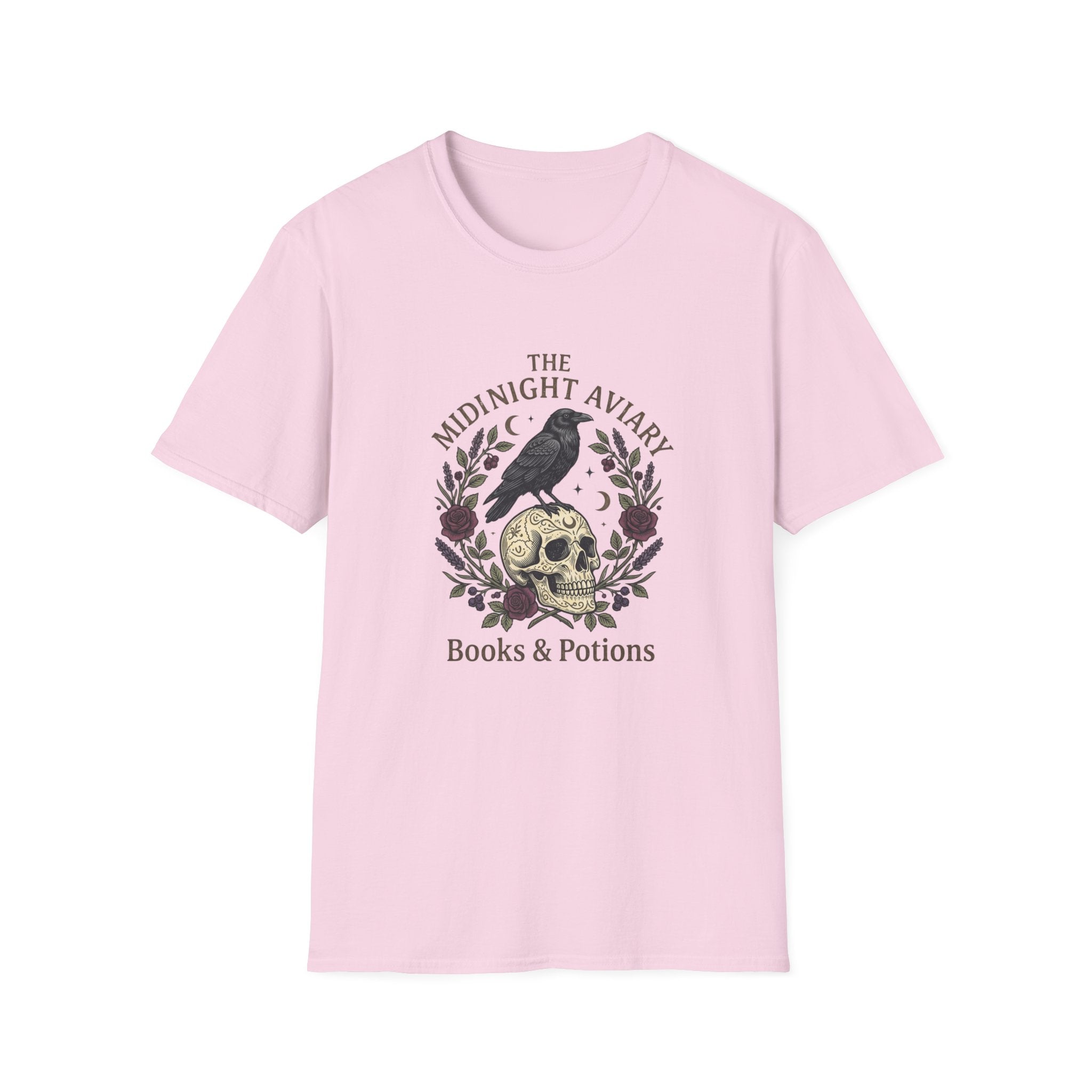 Midnight Aviary with Red Accents T-Shirt