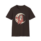 Moon Goddess Coral Graphic T-Shirt