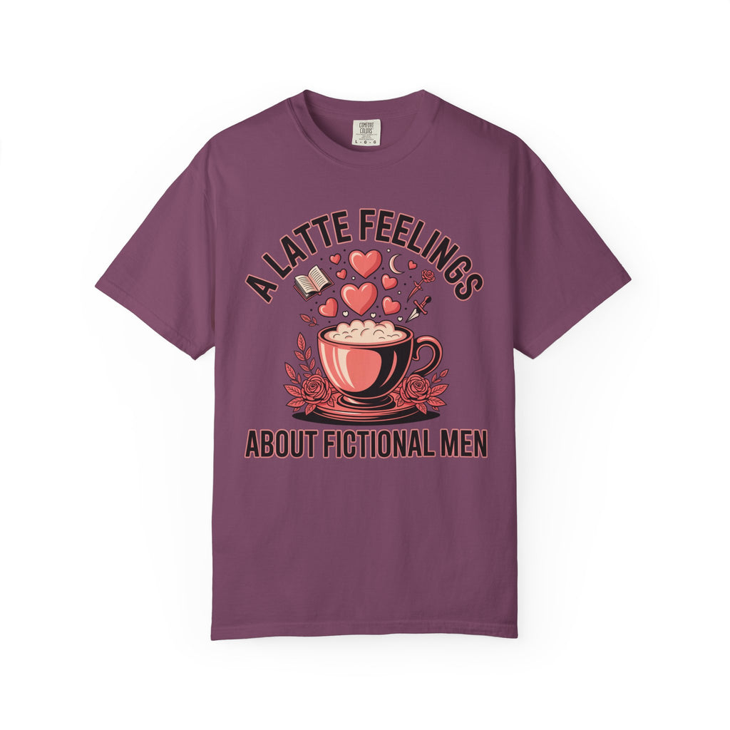 A Latte Feelings About Fictional Men T-Shirt