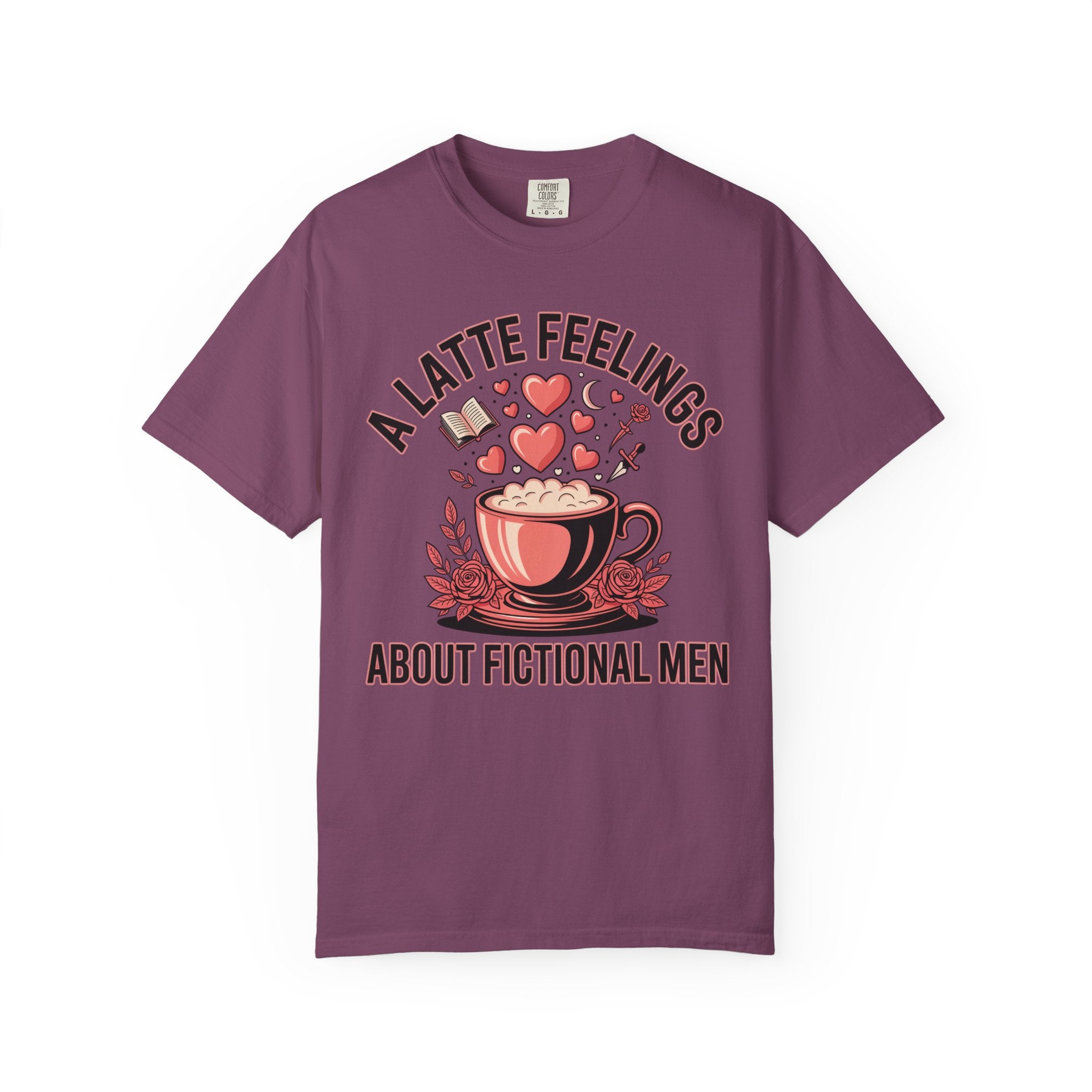 A Latte Feelings About Fictional Men T-Shirt