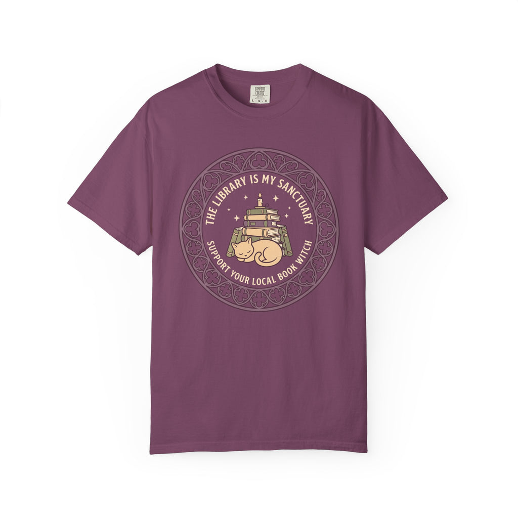 The Library is My Sanctuary T-Shirt