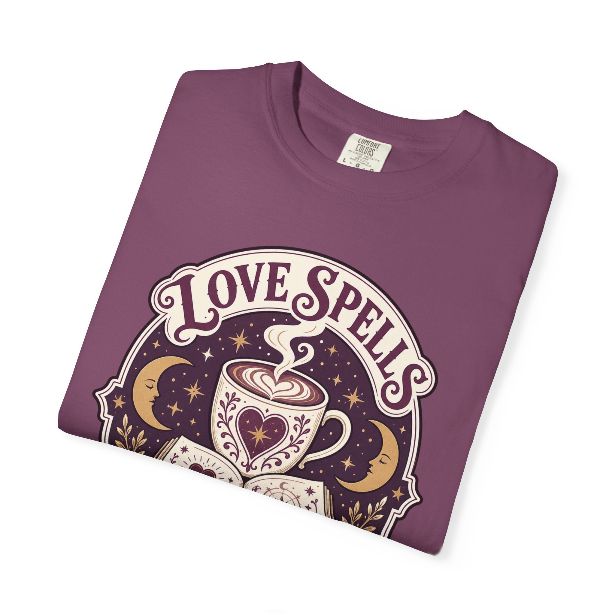 Love Spells & Lattes Crest T-Shirt