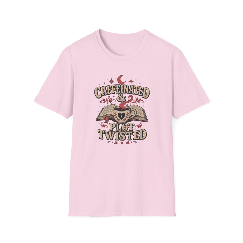 Caffeinated & Plot Twisted  T-Shirt