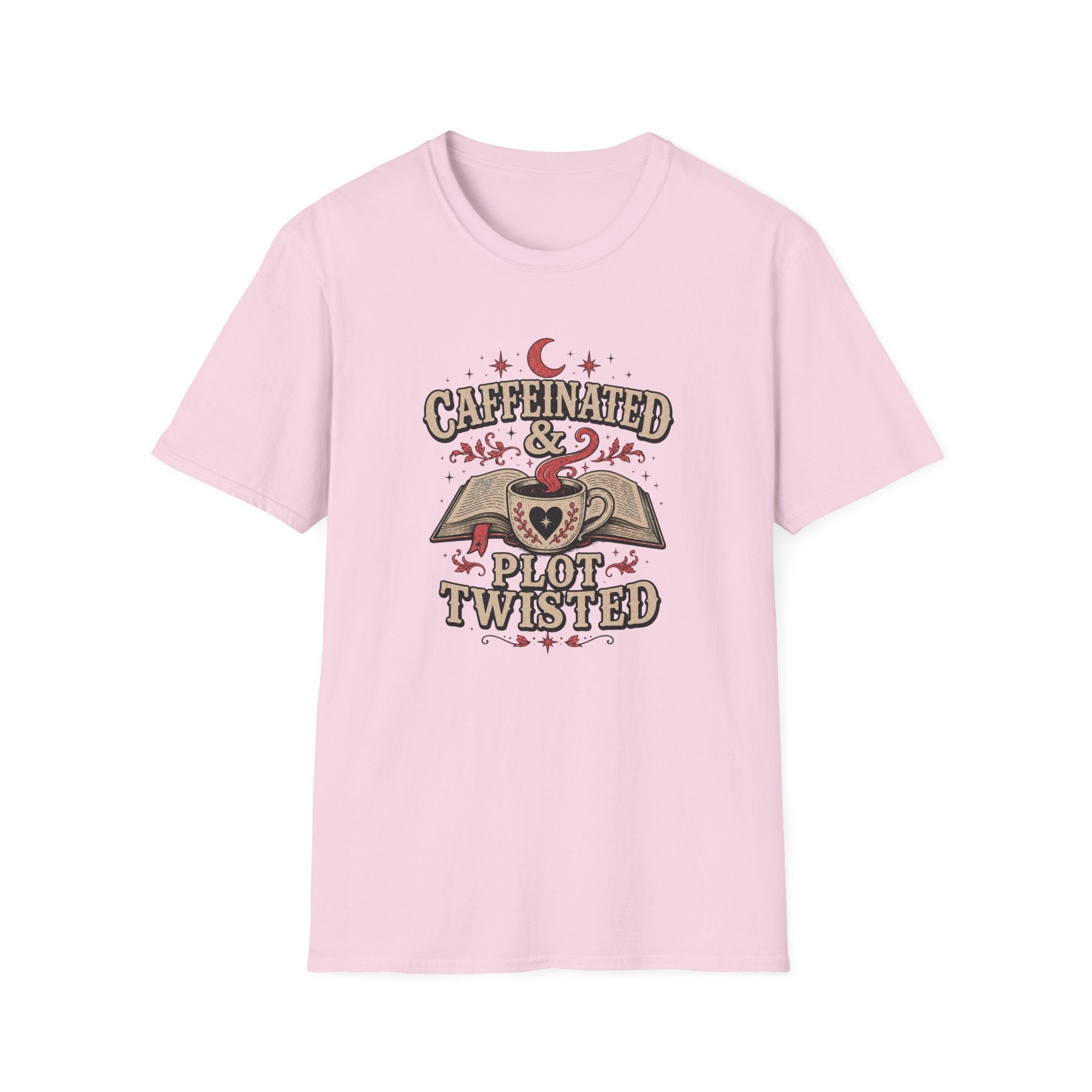 Caffeinated & Plot Twisted  T-Shirt