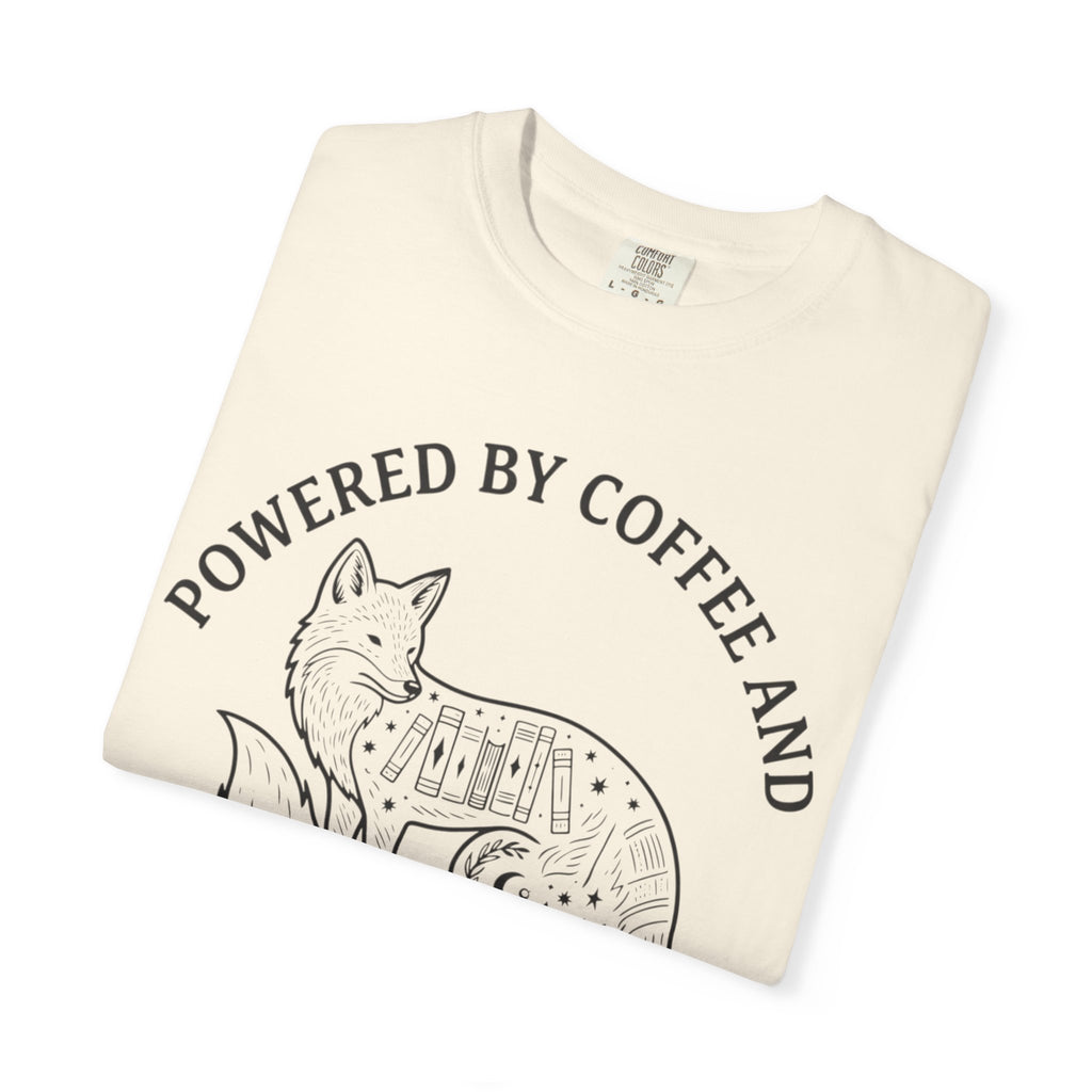 Powered By Coffee & Morally Gray Villains T-Shirt