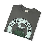 Green Brew Read Hex Repeat Circle Badge T-Shirt