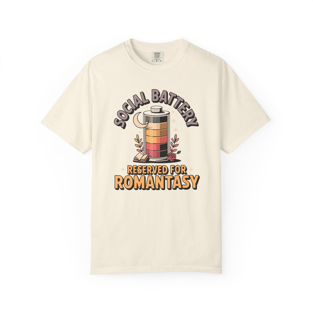 Social Battery Reserved For Romantasy T-Shirt