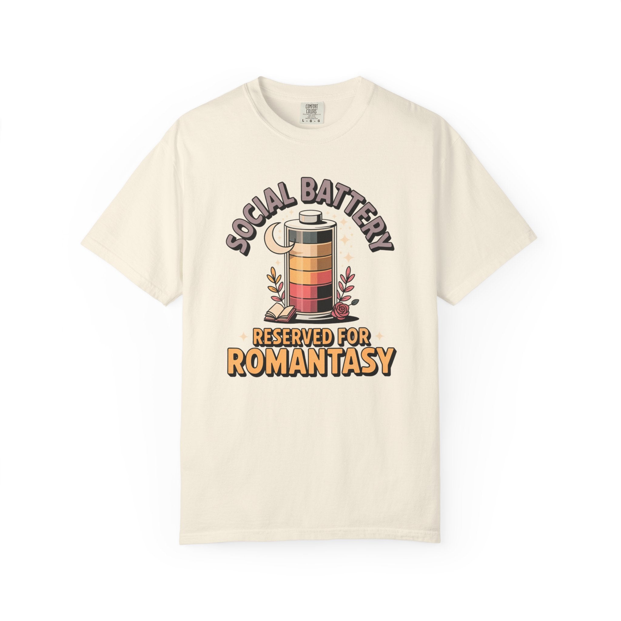 Social Battery Reserved For Romantasy T-Shirt
