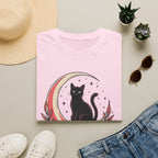 Cat in the Moon Graphic T-Shirt