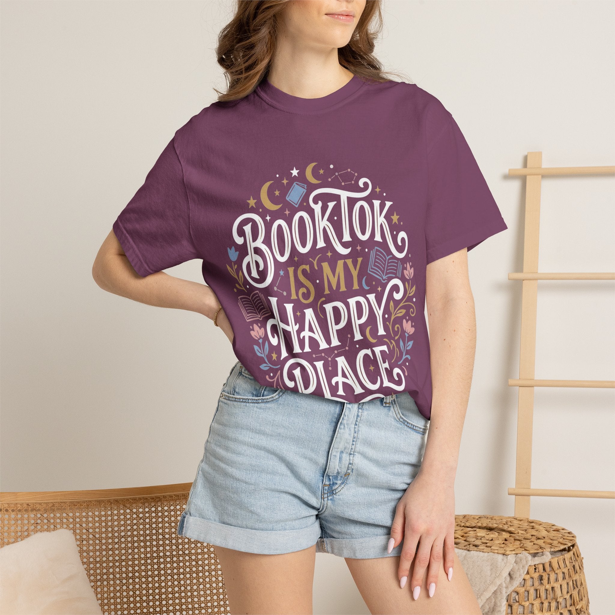 Booktok Is My Happy Place T-Shirt