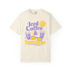 Iced Coffee & Sunshine Purple and Yellow T-Shirt
