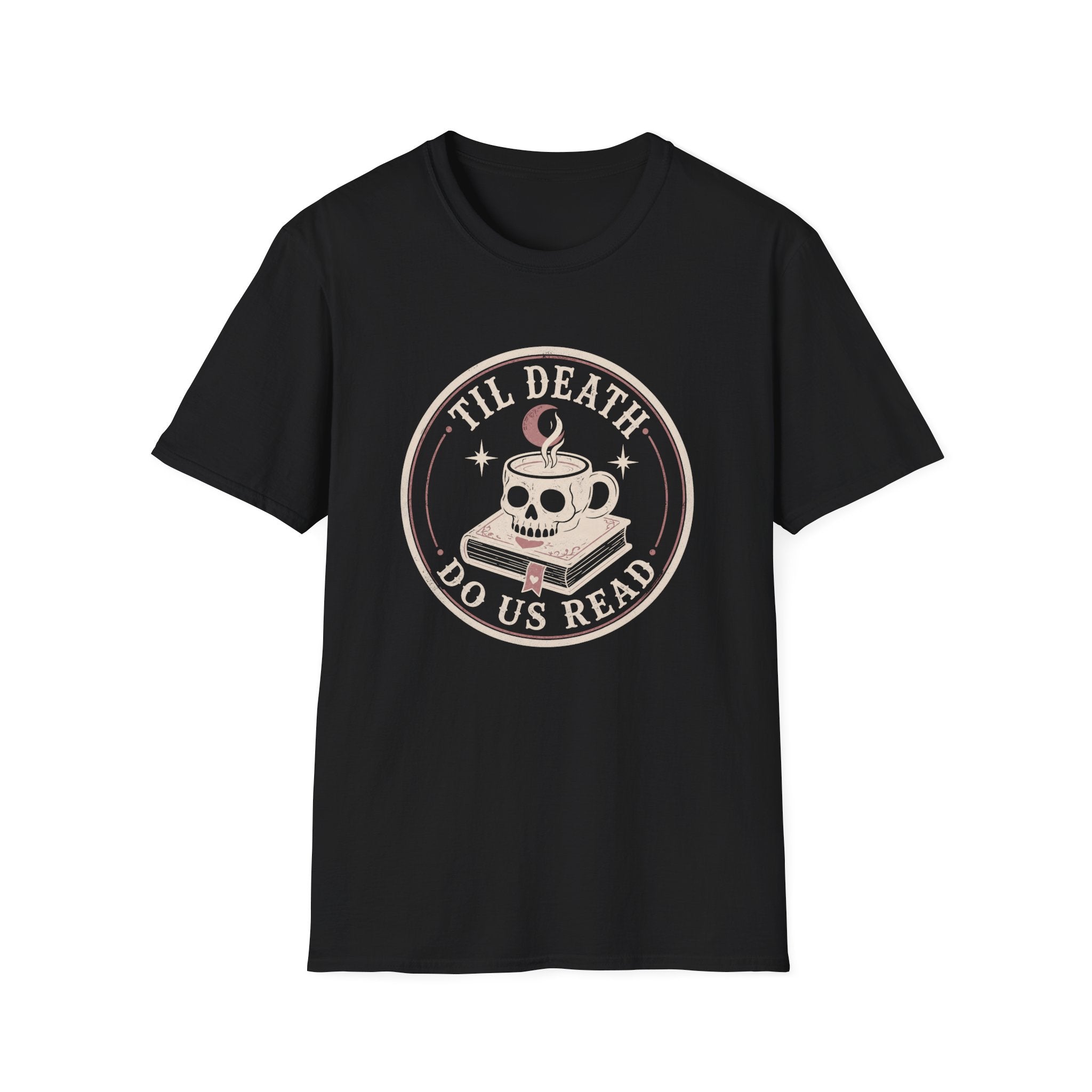 Til Death Do Us Read Circle Badge T-Shirt