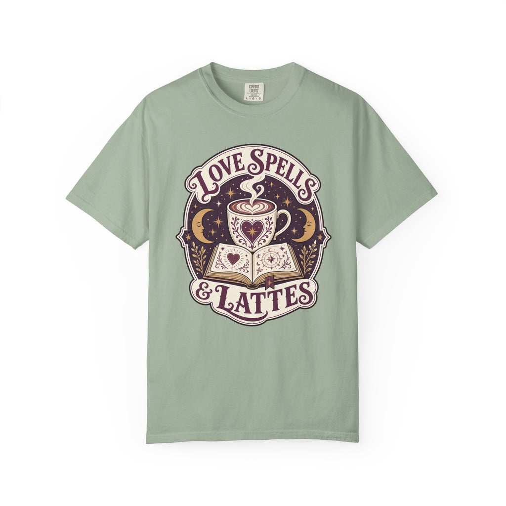 Love Spells & Lattes Crest T-Shirt