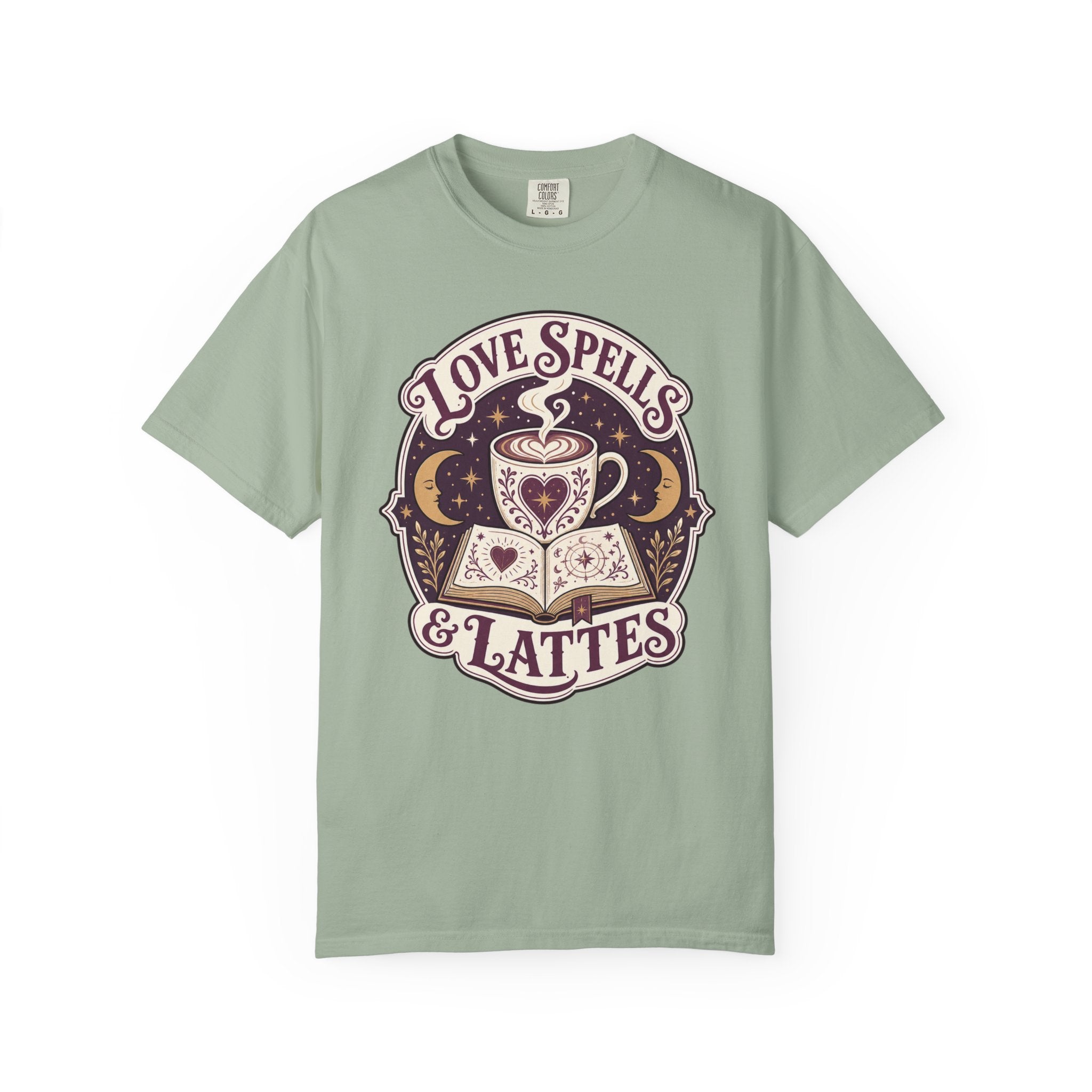 Love Spells & Lattes Crest T-Shirt