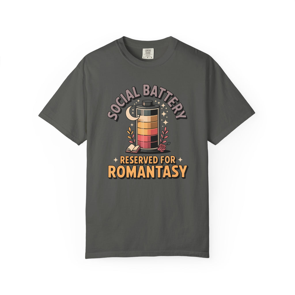 Social Battery Reserved For Romantasy T-Shirt