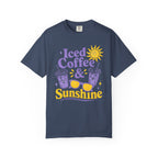 Iced Coffee & Sunshine Purple and Yellow T-Shirt