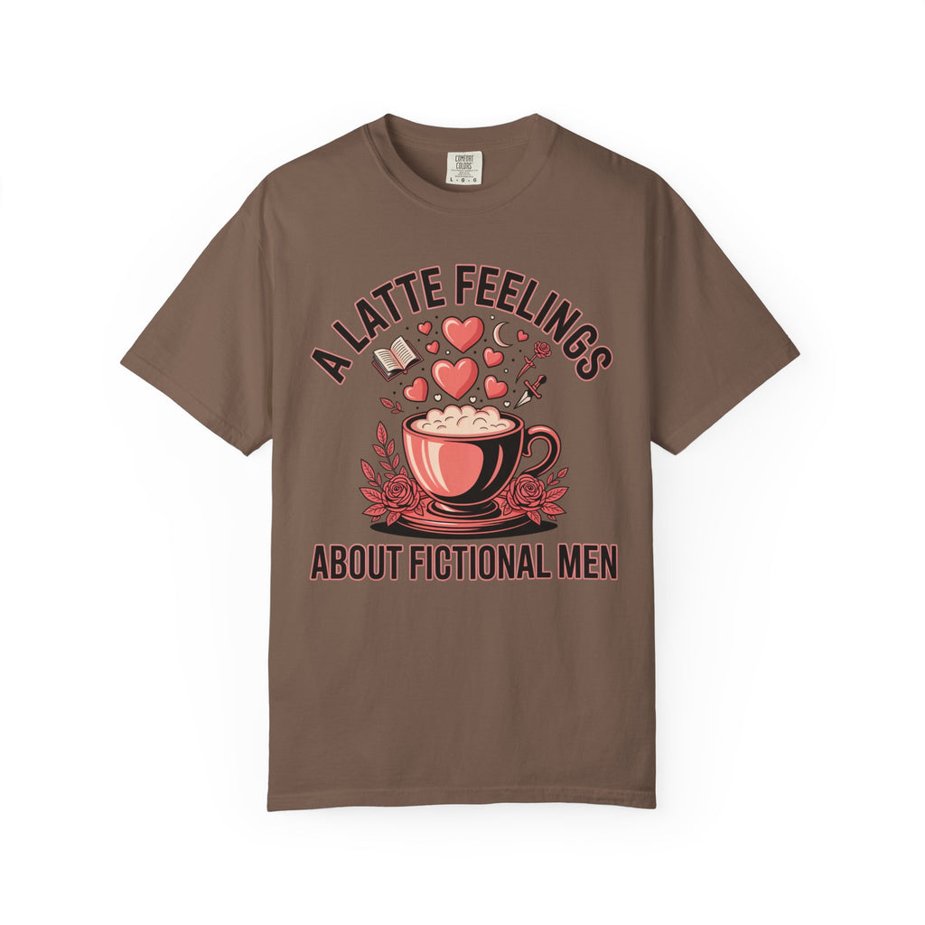 A Latte Feelings About Fictional Men T-Shirt