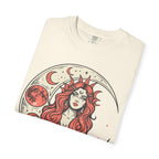 Moon Goddess Coral Graphic T-Shirt