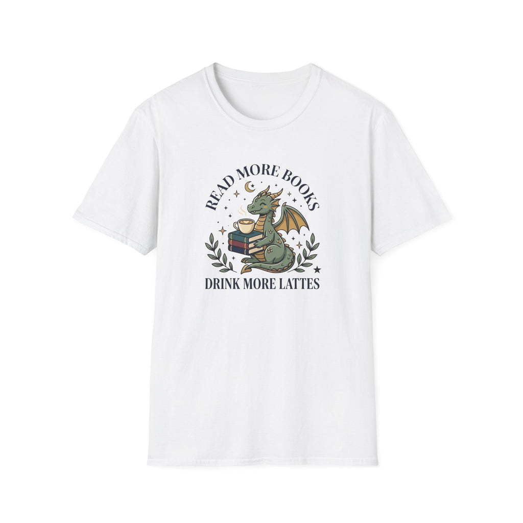 Read More Books Drink More Lattes T-Shirt