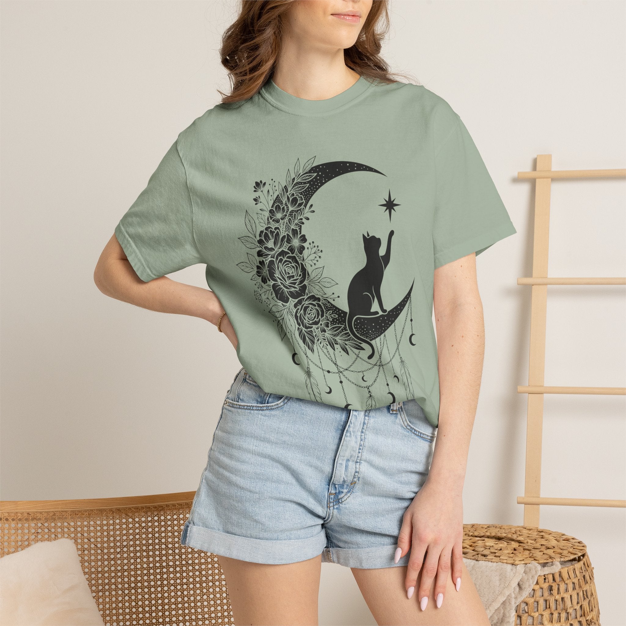 Cat on the Moon T-Shirt