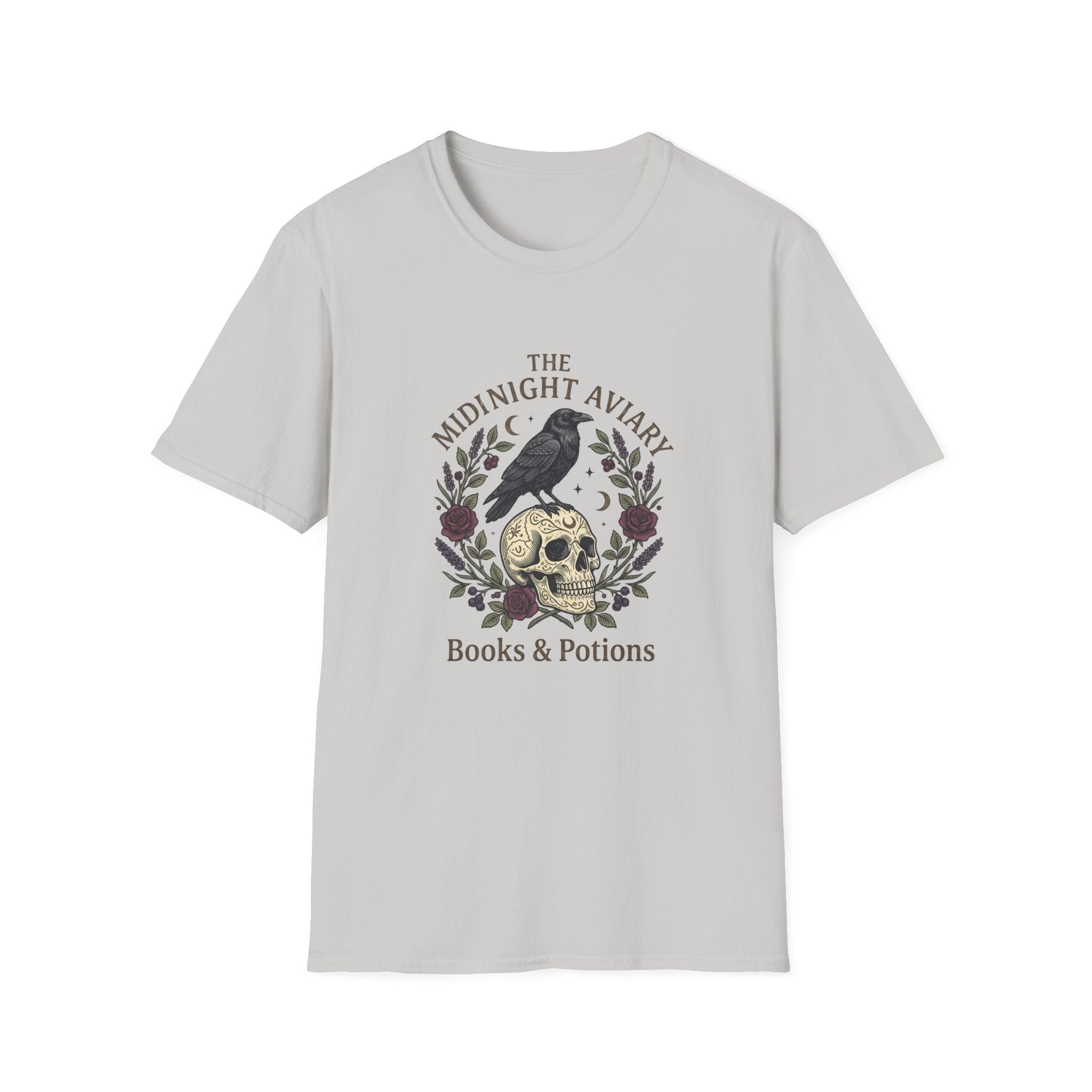 Midnight Aviary with Red Accents T-Shirt
