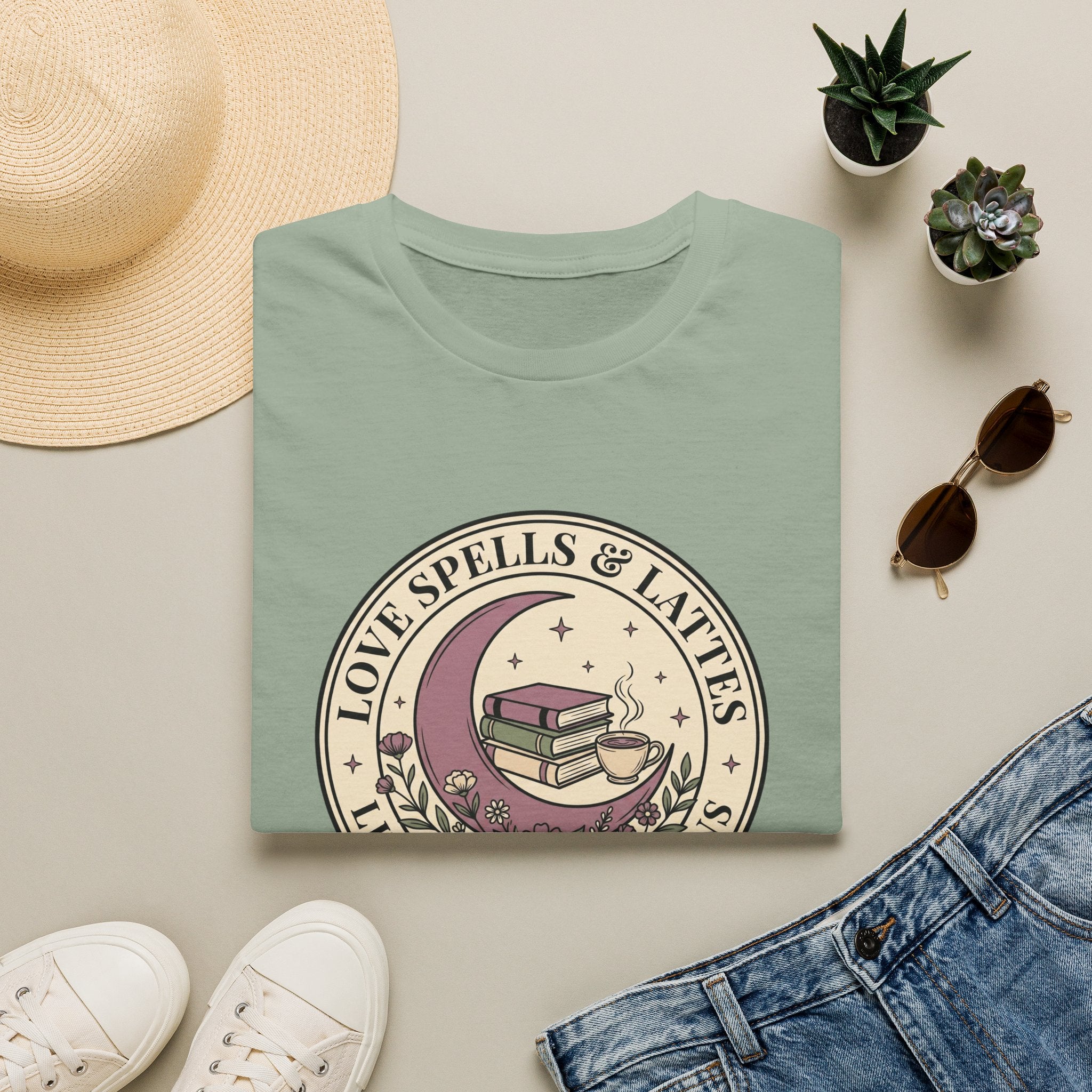 Love Spells & Lattes Literary Obsessions T-Shirt