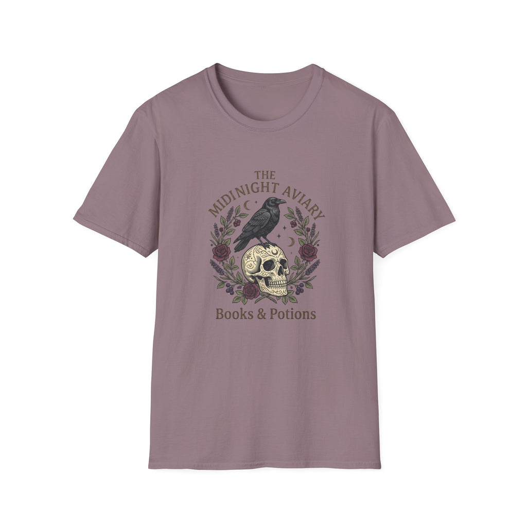 Midnight Aviary with Red Accents T-Shirt