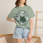Green Brew Read Hex Repeat Circle Badge T-Shirt