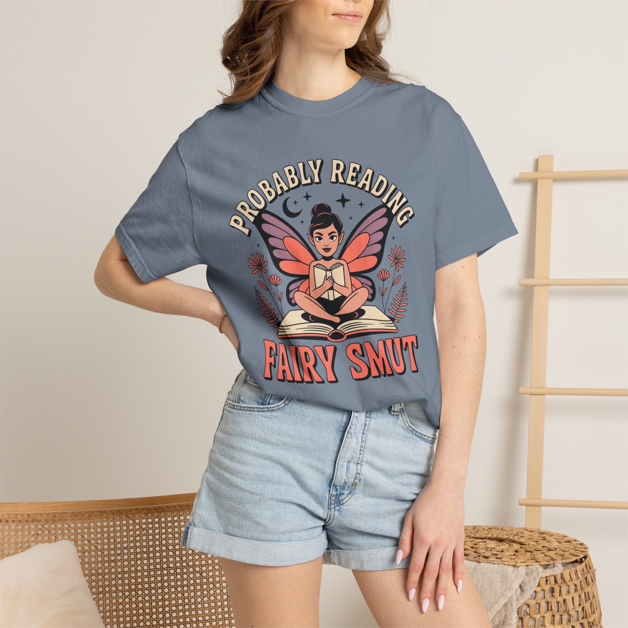 Probably Reading Fairy Smut Graphic T-Shirt