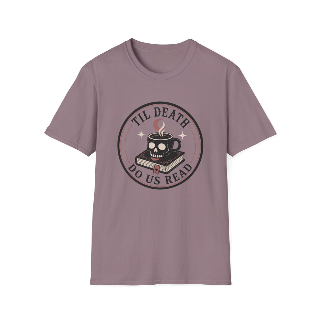 Til Death Do Us Read Circle Badge T-Shirt