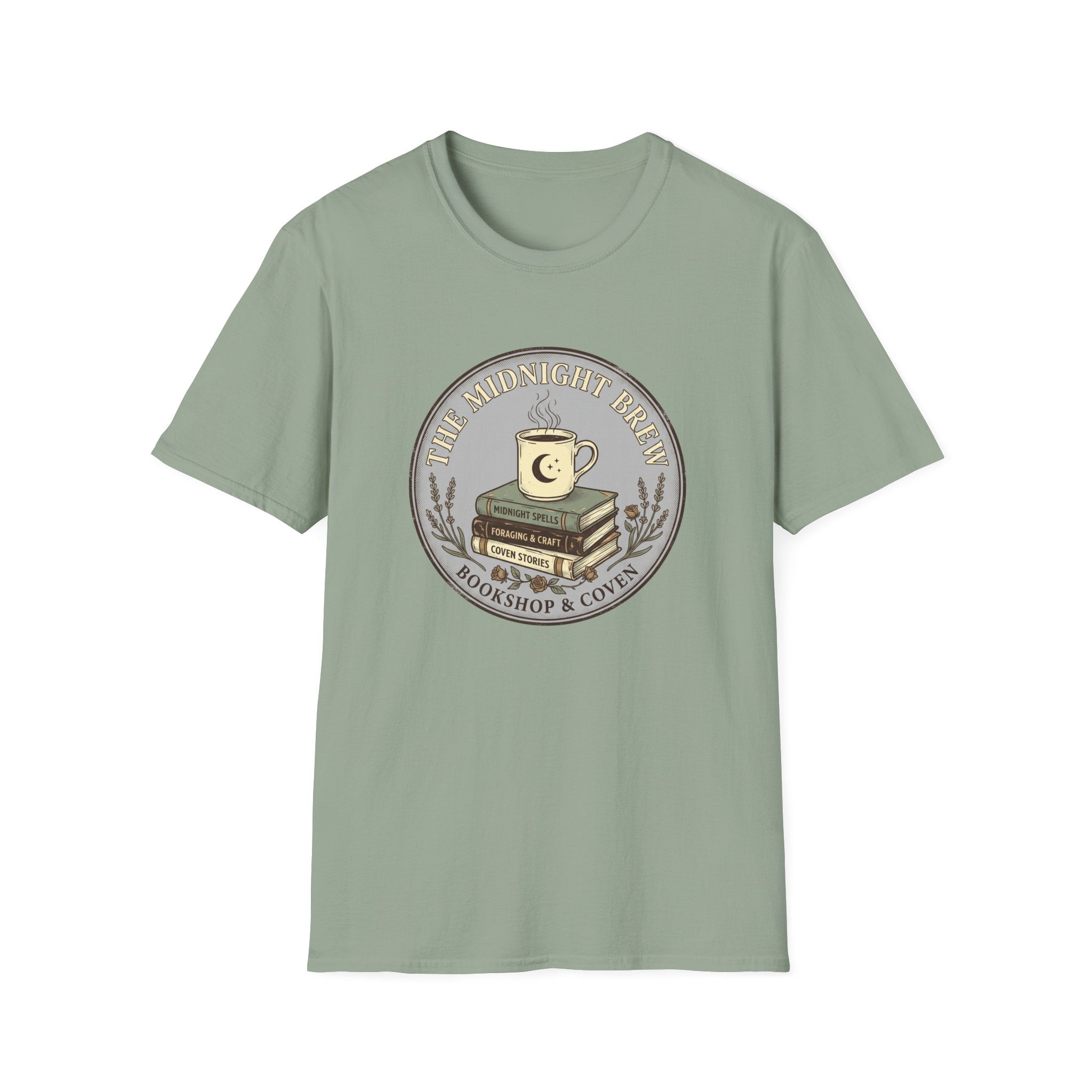 Midnight Brew Bookshop Vintage T-Shirt