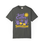 Iced Coffee & Sunshine Purple and Yellow T-Shirt