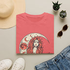Moon Goddess Coral Graphic T-Shirt