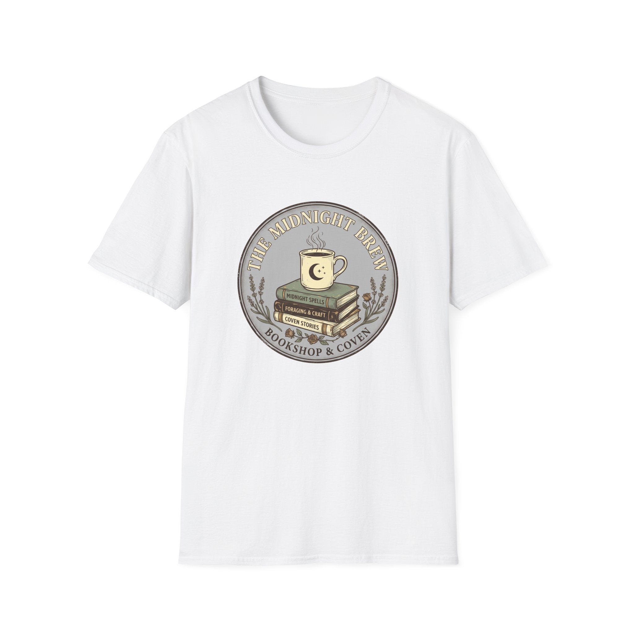Midnight Brew Bookshop Vintage T-Shirt