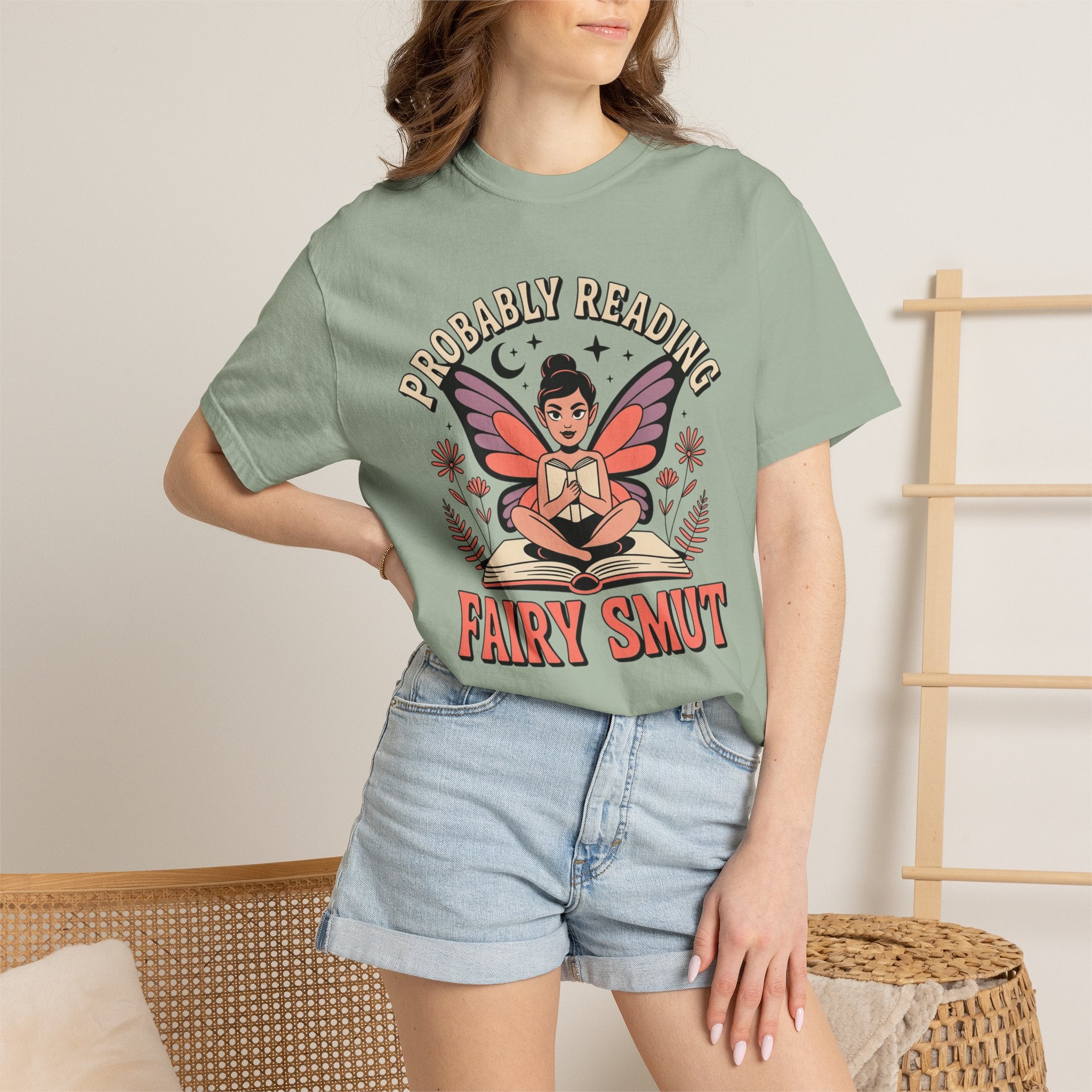 Probably Reading Fairy Smut Graphic T-Shirt