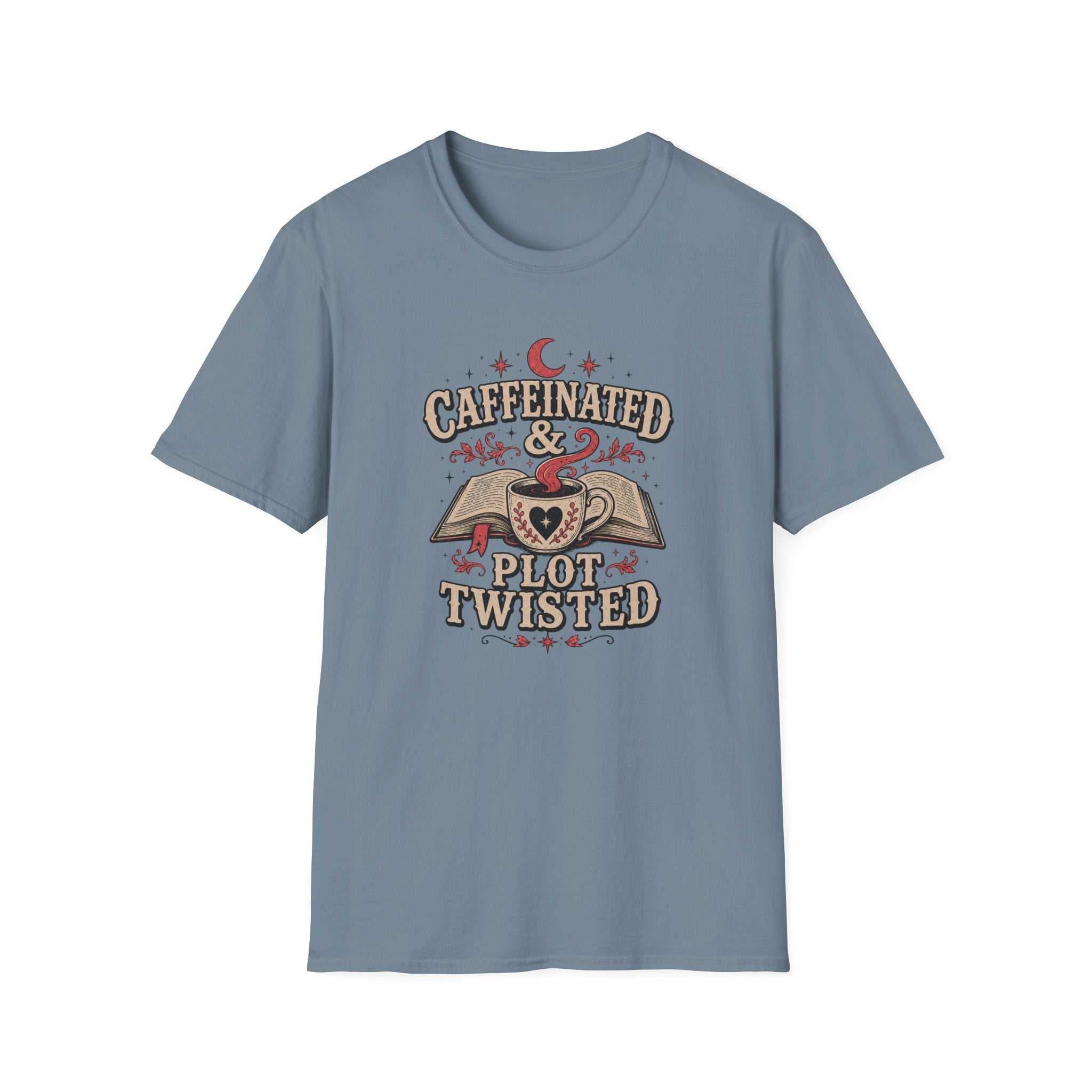 Caffeinated & Plot Twisted  T-Shirt