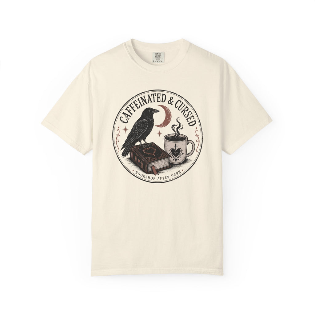 Caffeinated & Cursed Bookshop After Dark T-Shirt