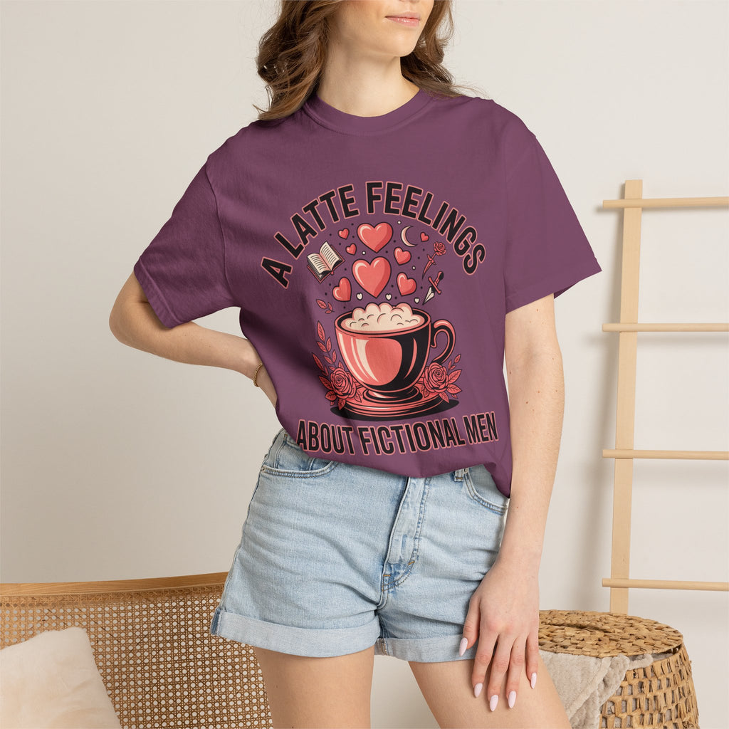 A Latte Feelings About Fictional Men T-Shirt