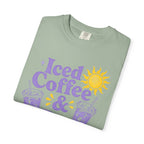 Iced Coffee & Sunshine Purple and Yellow T-Shirt