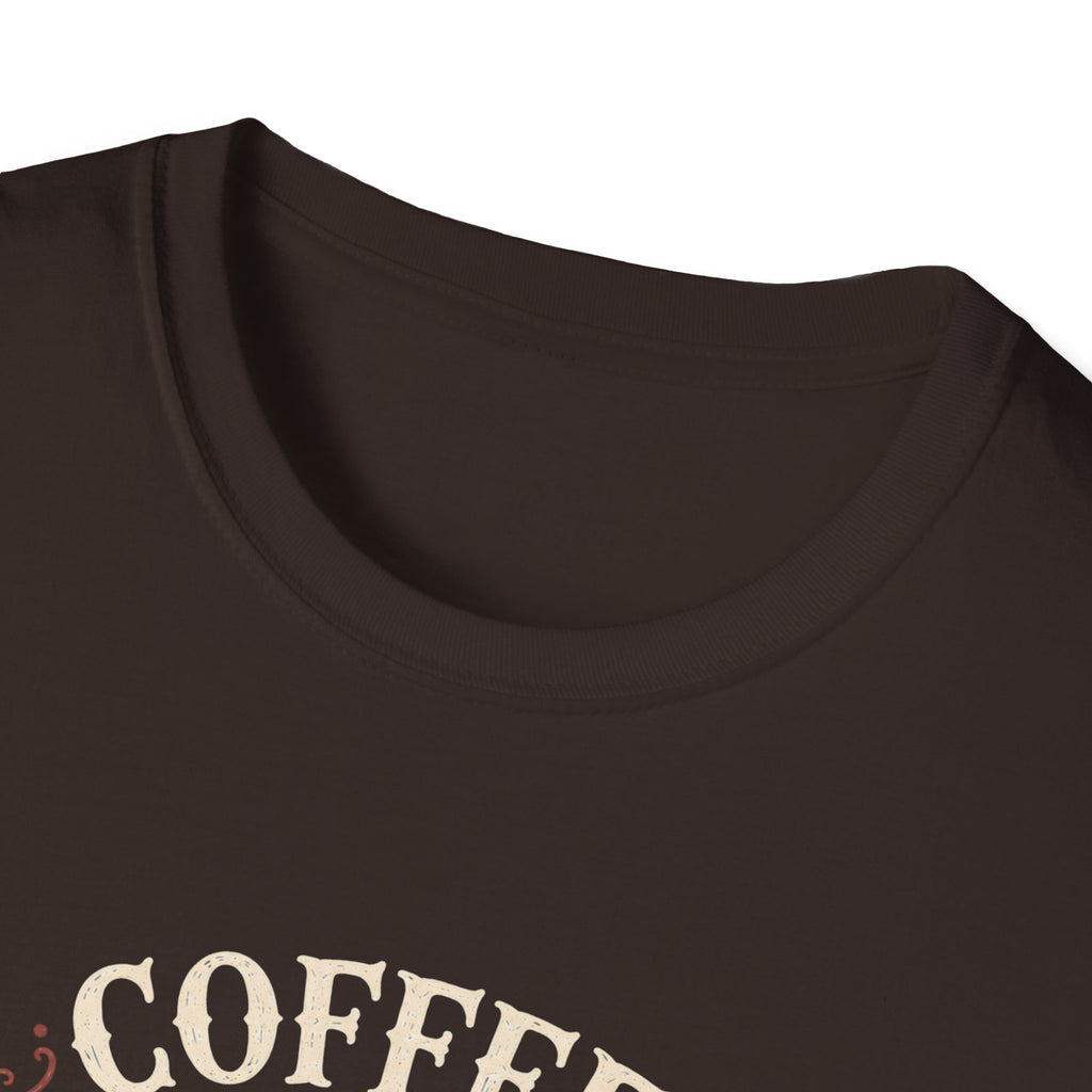 Coffee First Fictional Villains Later T-Shirt