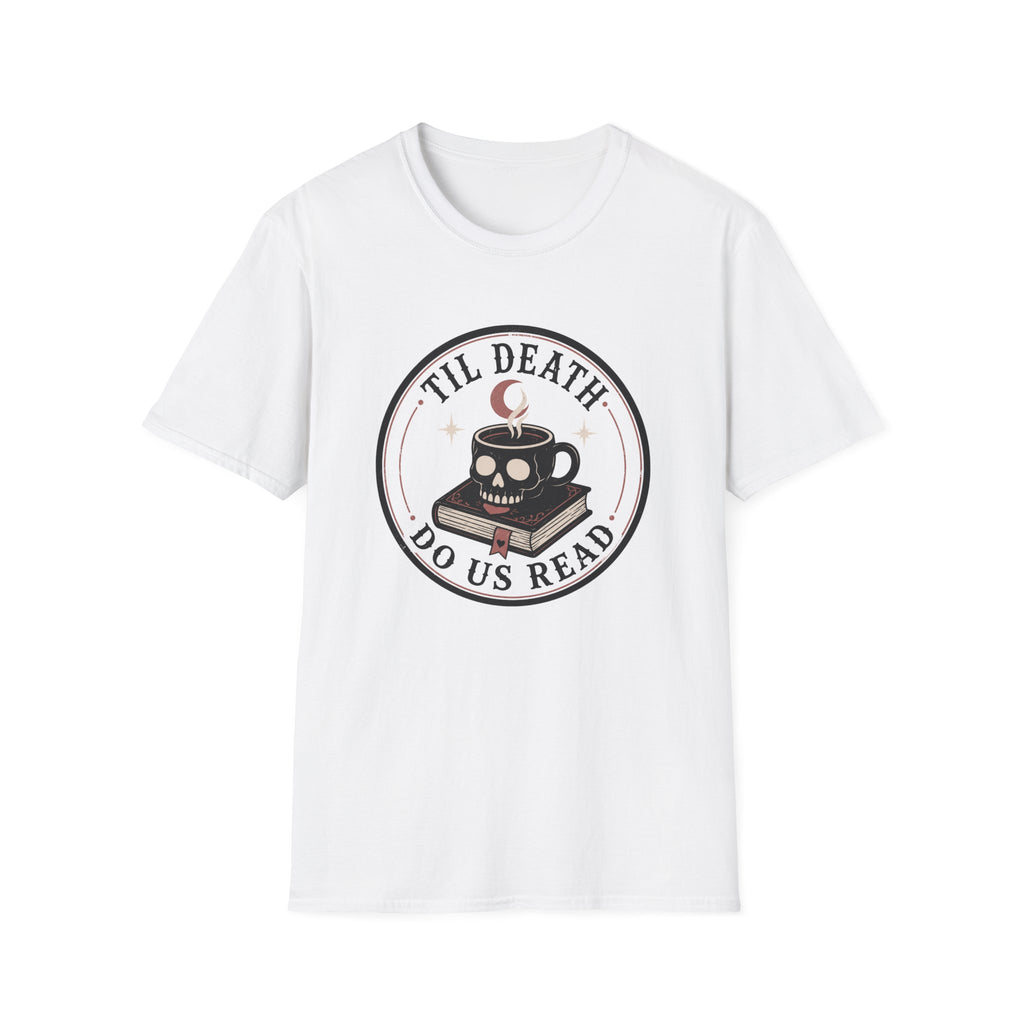 Til Death Do Us Read Circle Badge T-Shirt
