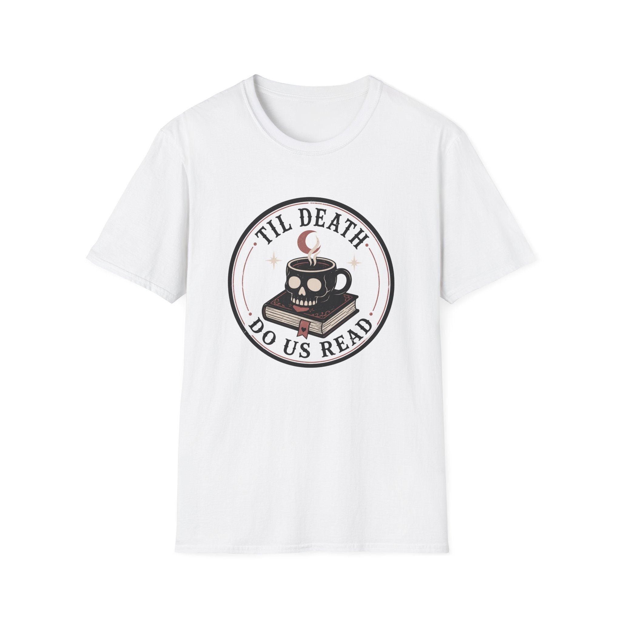 Til Death Do Us Read Circle Badge T-Shirt