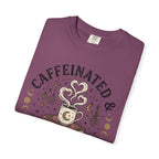 Caffeinated & Cursed To Read T-Shirt